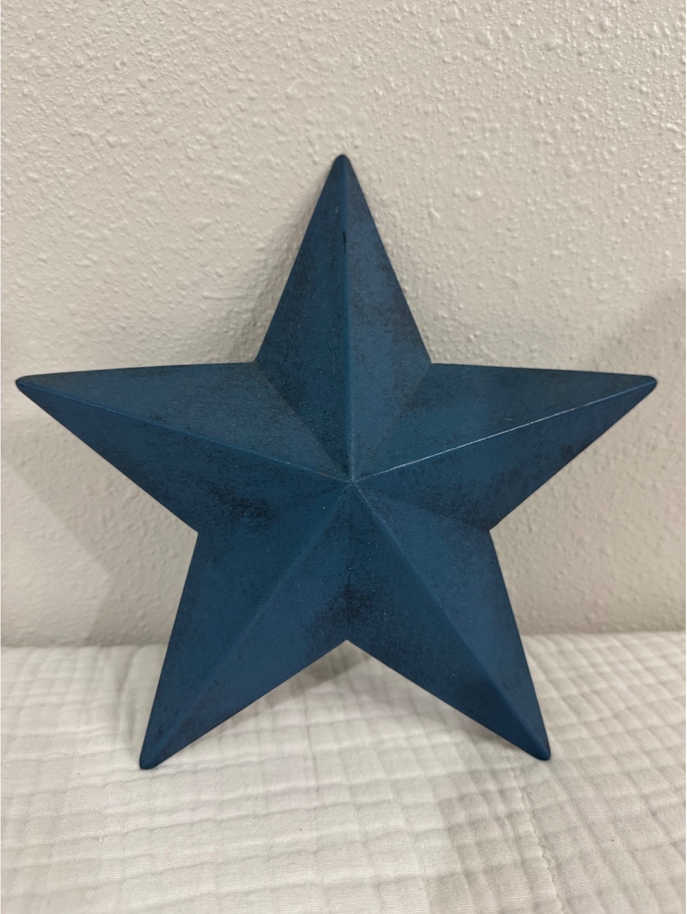 Navy Blue Barn Star Wall Decor Rustic Primitive Americana Farmhouse Country